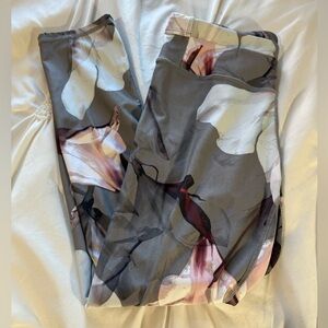 Floral Print Workout Exercise Leggings